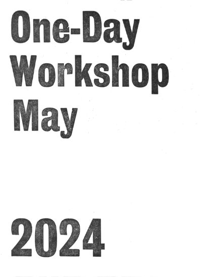 One-Day Workshop / May 2024